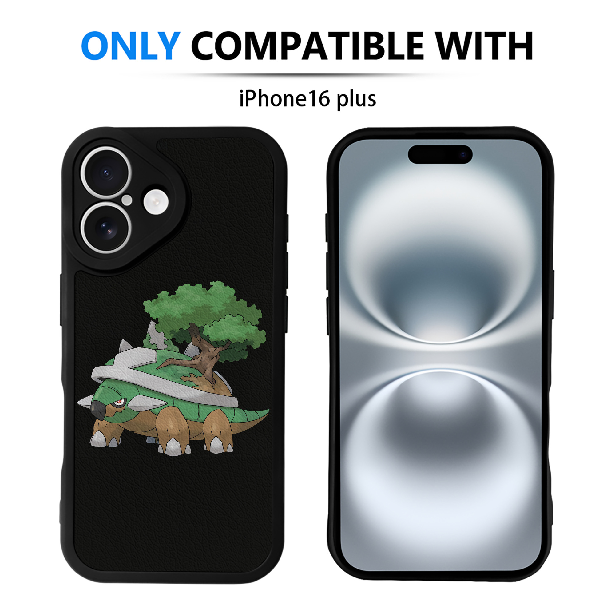 （画像用） ポケットモンスター Pokémon 【iPhone 16シリーズ対応】シリコンスマホケース（レザー調） 材質：シリコン